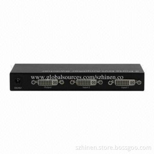 2 Ports DVI Amplifier Switch, 1,080 Pixels Video Resolution